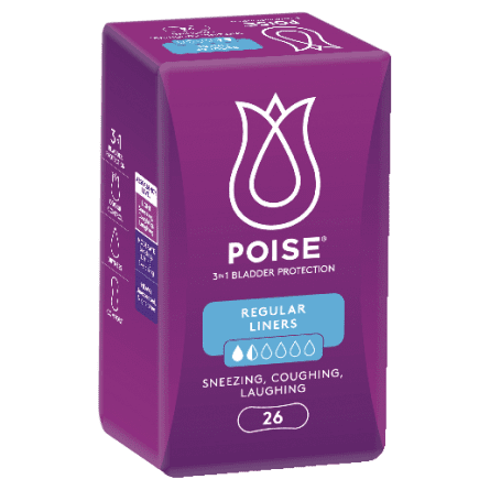 Poise Liners Regular 26 pack - 9310088016697 are sold at Cincotta Discount Chemist. Buy online or shop in-store.