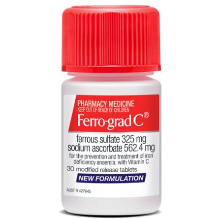 Ferro Grads + C 30 Tablets - 5099151014337 are sold at Cincotta Discount Chemist. Buy online or shop in-store.