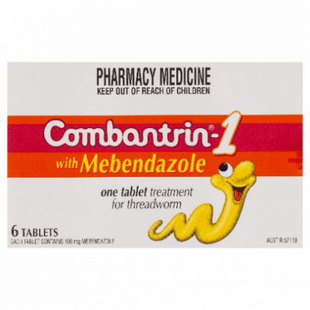 Combantrin 1 Tablet 100mg 6 - 9310059000168 are sold at Cincotta Discount Chemist. Buy online or shop in-store.