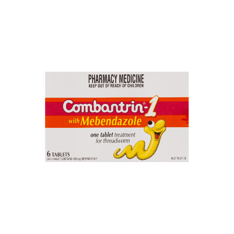 Combantrin 1 Tablet 100mg 6 - 9310059000168 are sold at Cincotta Discount Chemist. Buy online or shop in-store.