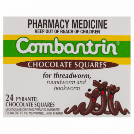 Combantrin Chocolate Squares 24 - 9310059000175 are sold at Cincotta Discount Chemist. Buy online or shop in-store.