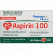 Pharmacy Choice EC Aspirin 100mg 168 Tablets - 9316100900111 are sold at Cincotta Discount Chemist. Buy online or shop in-store.