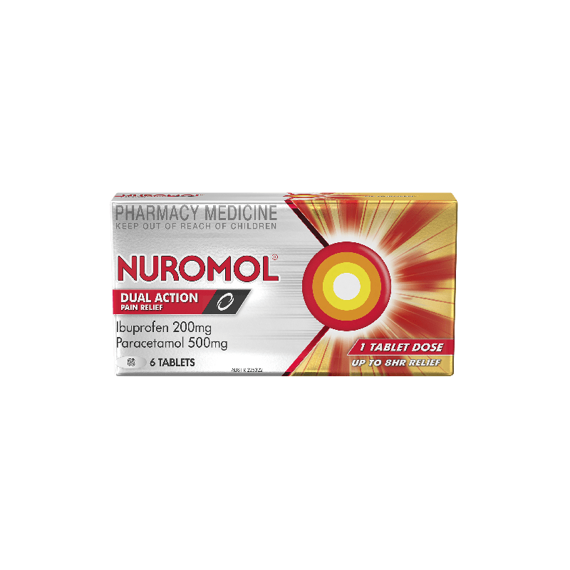 Nuromol 6 Tablets - 9300711336308 are sold at Cincotta Discount Chemist. Buy online or shop in-store.