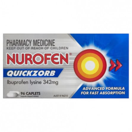 Nurofen Quickzorb Caplets 96 - 9300711867956 are sold at Cincotta Discount Chemist. Buy online or shop in-store.