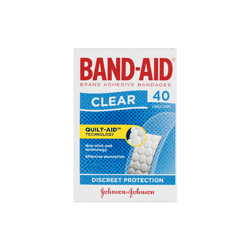Buy Band-Aid Clear Strips 40 pk online at Cincotta Discount Chemist