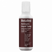 Betadine Antiseptic Liquid Spray 75mL - 93301992 are sold at Cincotta Discount Chemist. Buy online or shop in-store.