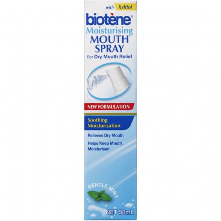 Biotene Moisturising Dry Mouth Spry 50mL - 9300673887726 are sold at Cincotta Discount Chemist. Buy online or shop in-store.