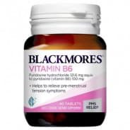 Blackmores Vitamin B6 Tablets 40 - 93562959 are sold at Cincotta Discount Chemist. Buy online or shop in-store.