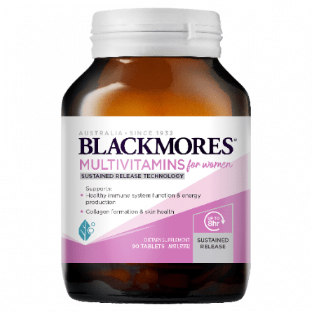 Blackmores Multivitamin for Women Tablets 90 - 9300807350249 are sold at Cincotta Discount Chemist. Buy online or shop in-store.