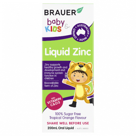 Brauer Baby & Kids Zinc 200mL - 9316120263555 are sold at Cincotta Discount Chemist. Buy online or shop in-store.