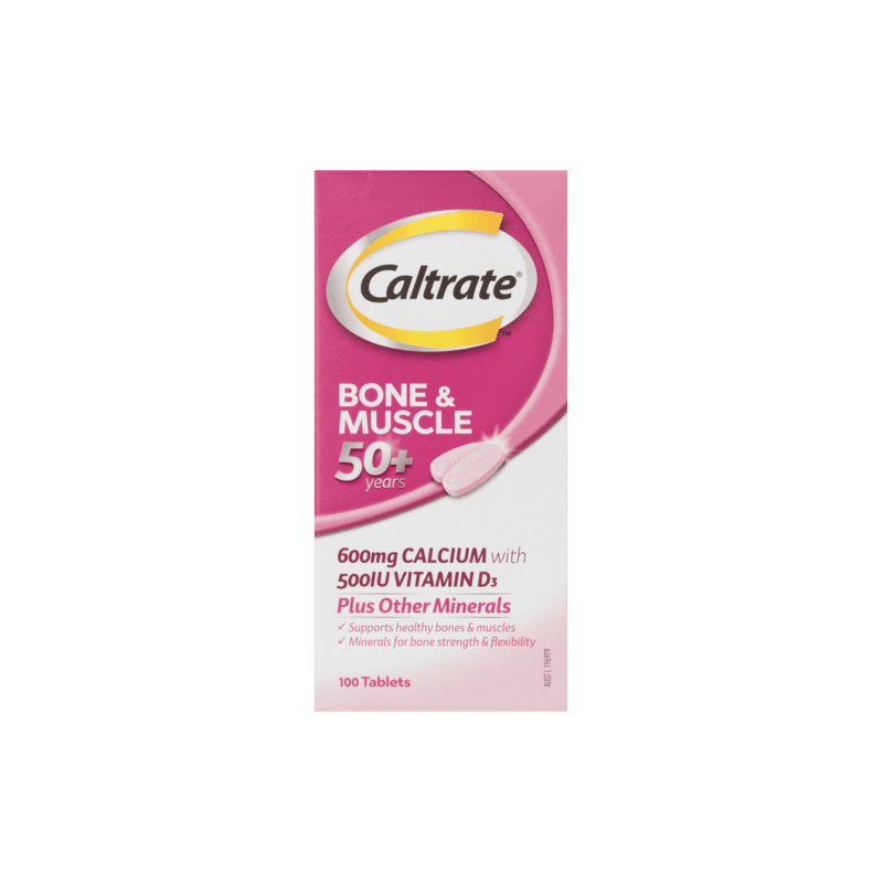 Caltrate Bone & Muscle 50+ 100 Tabs - 9310488003532 are sold at Cincotta Discount Chemist. Buy online or shop in-store.