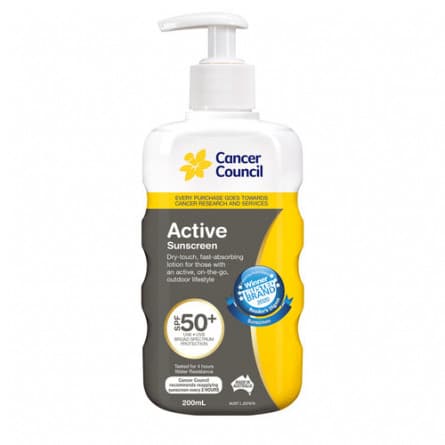 cancer council dry touch sunscreen