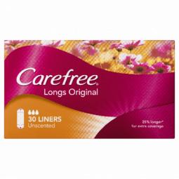 Carefree® Super Dry Long Panty Liners