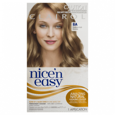 Clairol Nice N Easy 8A Medium Ash Blonde - 3614228806626 are sold at Cincotta Discount Chemist. Buy online or shop in-store.