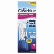 Clearblue Pregnacy Test Triple Check 3  Pack - 4987176018380 are sold at Cincotta Discount Chemist. Buy online or shop in-store.