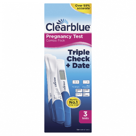 Clearblue Pregnacy Test Triple Check 3  Pack - 4987176018380 are sold at Cincotta Discount Chemist. Buy online or shop in-store.