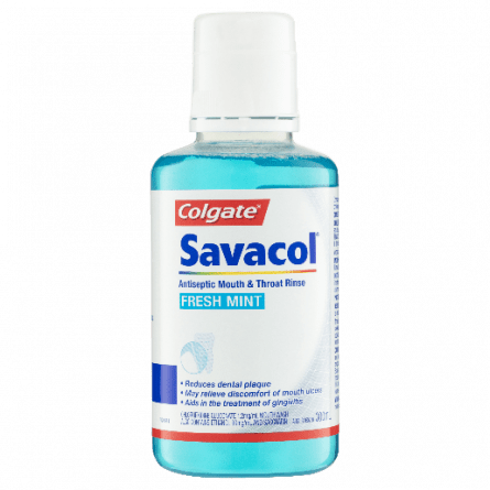 Colgate Savacol Gargle Freshmint 300mL - 9300632073382 are sold at Cincotta Discount Chemist. Buy online or shop in-store.