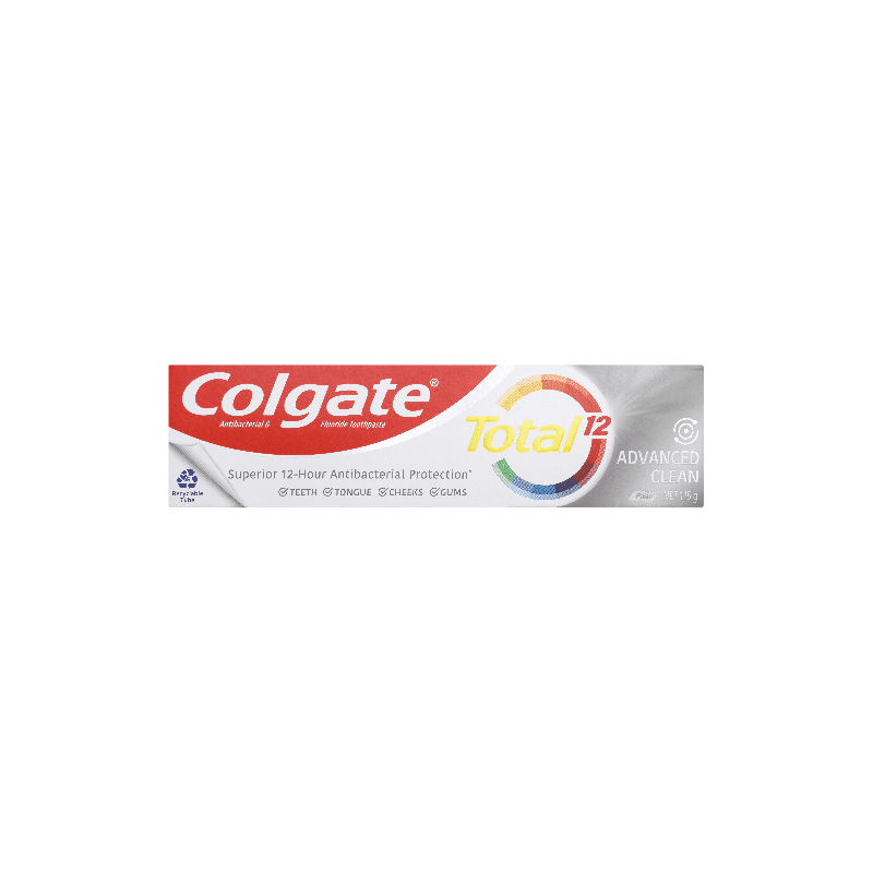 Colgate Toothpaste Total Advance Clean 115g - 8850006344033 are sold at Cincotta Discount Chemist. Buy online or shop in-store.