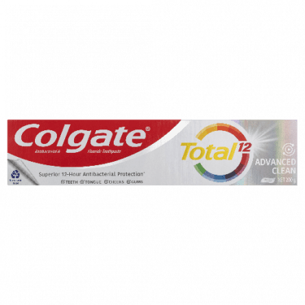 Colgate Toothpaste Total Advance Clean 200g - 8850006344095 are sold at Cincotta Discount Chemist. Buy online or shop in-store.