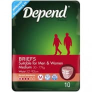 Depend Brief Fitted Medium 10 pack - 9310088005257 are sold at Cincotta Discount Chemist. Buy online or shop in-store.