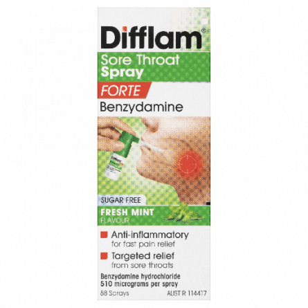 Difflam Forte Throat Spray 15mL - 9314057004913 are sold at Cincotta Discount Chemist. Buy online or shop in-store.