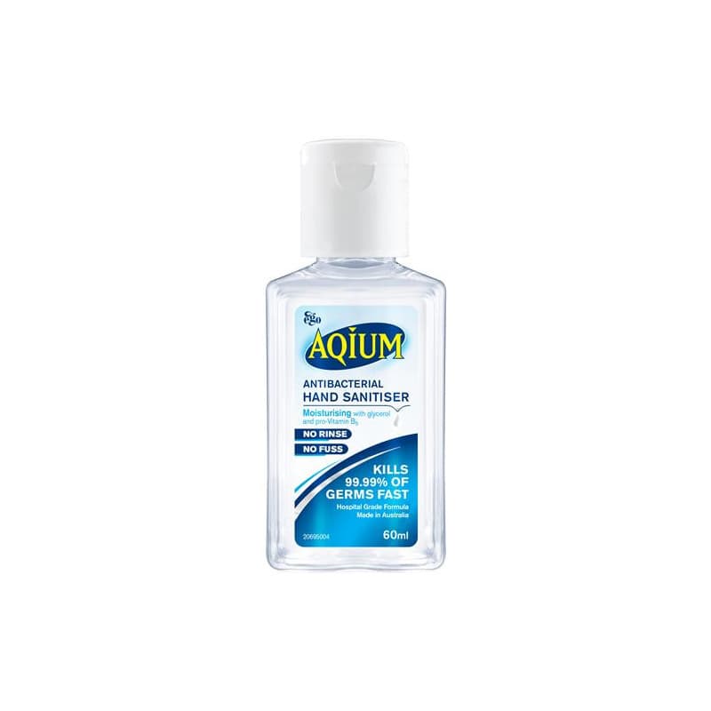 Aqium Antibacterial Hand Gel 60mL - 93549448 are sold at Cincotta Discount Chemist. Buy online or shop in-store.