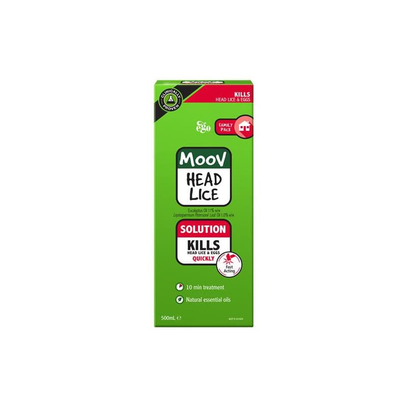 Ego Moov Head Lice Solution 500mL - 9314839015151 are sold at Cincotta Discount Chemist. Buy online or shop in-store.