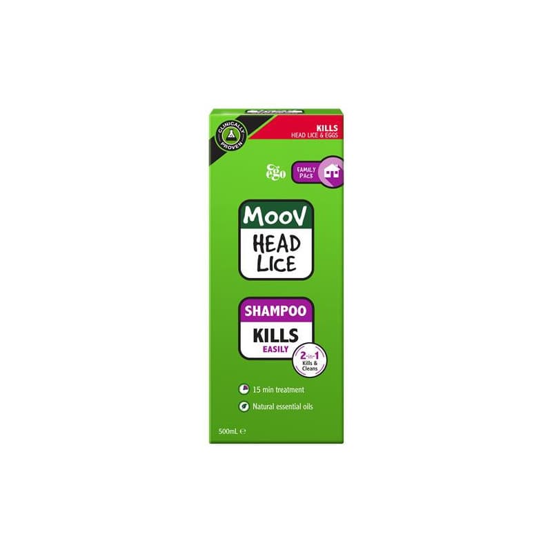 Ego Moov Head Lice Shampoo 500mL - 9314839008689 are sold at Cincotta Discount Chemist. Buy online or shop in-store.