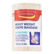 Elastoplast Heavy Crepe 7.5cm  x 2.3m - 4005800004483 are sold at Cincotta Discount Chemist. Buy online or shop in-store.