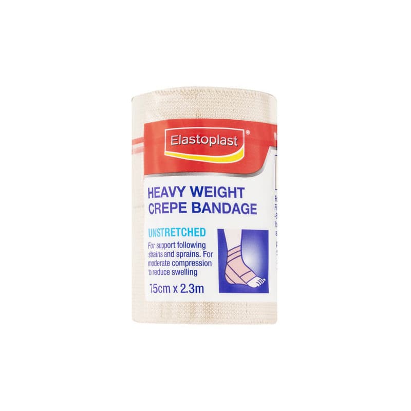 Elastoplast Heavy Crepe 7.5cm  x 2.3m - 4005800004483 are sold at Cincotta Discount Chemist. Buy online or shop in-store.