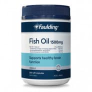 Fauldings  Fish Oil 1500mg Capsules 200 - 9316100684400 are sold at Cincotta Discount Chemist. Buy online or shop in-store.