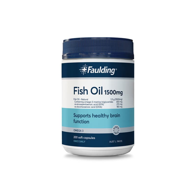 Fauldings  Fish Oil 1500mg Capsules 200 - 9316100684400 are sold at Cincotta Discount Chemist. Buy online or shop in-store.