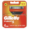 Gillette Fusion5 Manual Refill Blades 4 pack