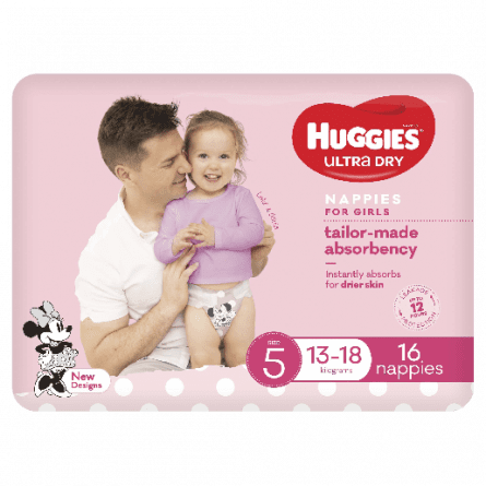 Huggies Nappies Walker Girl 16 convenience - 9310088010701 are sold at Cincotta Discount Chemist. Buy online or shop in-store.