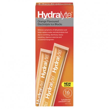 Hydralyte Ice Blocks Orange 16 pk - 9317039000958 are sold at Cincotta Discount Chemist. Buy online or shop in-store.