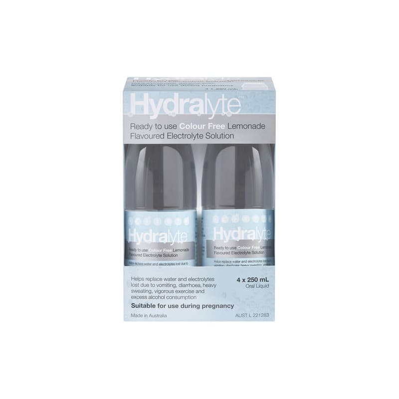 Hydralyte Solution Lemonade 4 x 250mL - 9317039001030 are sold at Cincotta Discount Chemist. Buy online or shop in-store.