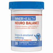 Inner Health Neuro Balance Capsules 30 - 9315771011775 are sold at Cincotta Discount Chemist. Buy online or shop in-store.