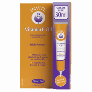 Invite 100% Pure Vitamin E Oil 30mL - 9314807057268 are sold at Cincotta Discount Chemist. Buy online or shop in-store.