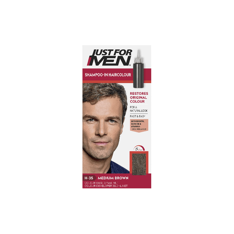 Just For Men Natural Medium Brown - 9310379275000 are sold at Cincotta Discount Chemist. Buy online or shop in-store.