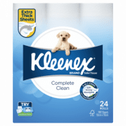 Kleenex Complete Clean Toilet Paper 24 pack - 9310088012835 are sold at Cincotta Discount Chemist. Buy online or shop in-store.