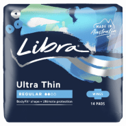 Libra Ultra Thins Regular Wings 14 pack - 9325344001751 are sold at Cincotta Discount Chemist. Buy online or shop in-store.