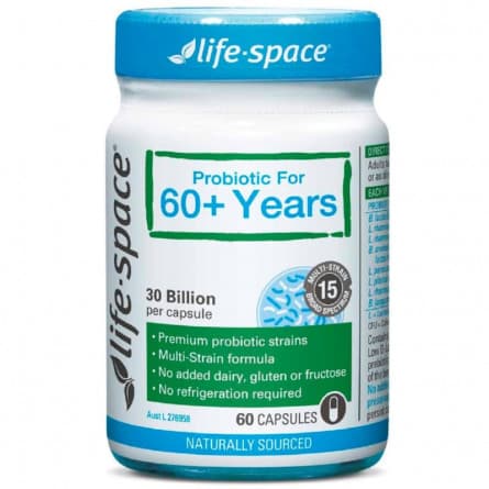 Life Space 60+ Probiotic 60 Capsules - 9331927003357 are sold at Cincotta Discount Chemist. Buy online or shop in-store.