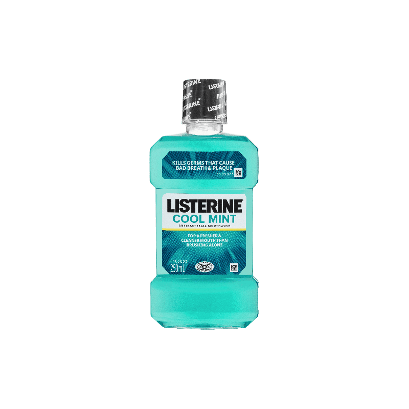 Listerine Cool Mint Mouthwash 250mL - 9310059033029 are sold at Cincotta Discount Chemist. Buy online or shop in-store.