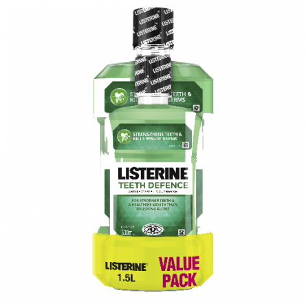 Listerine Teeth Defence Mouthwash 1L + 500mL - 9300607091151 are sold at Cincotta Discount Chemist. Buy online or shop in-store.