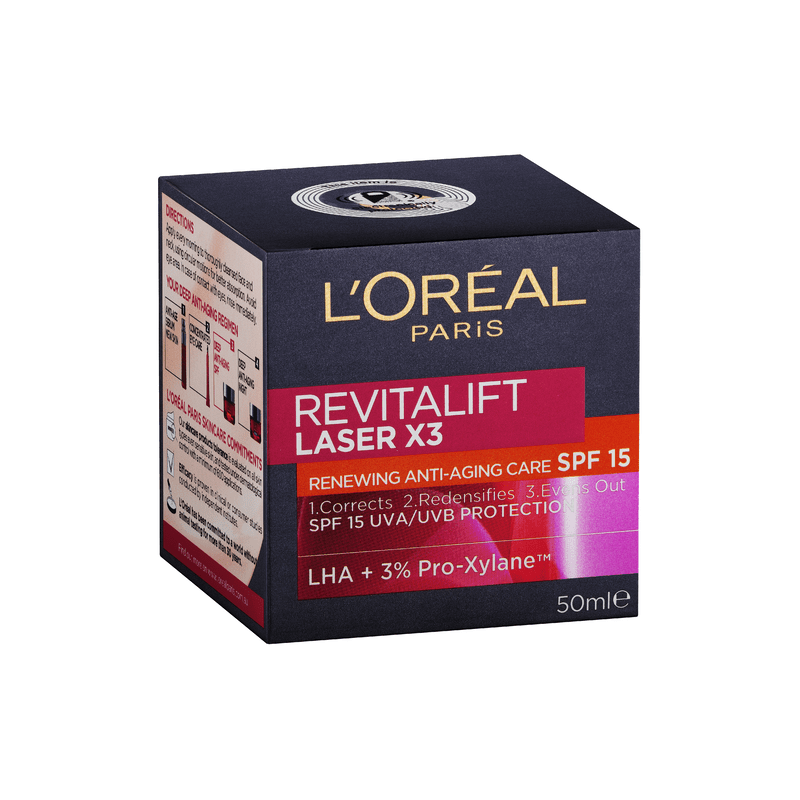 Loreal Revitalift Laser SPF15 Day Cream 50mL - 3600523456246 are sold at Cincotta Discount Chemist. Buy online or shop in-store.