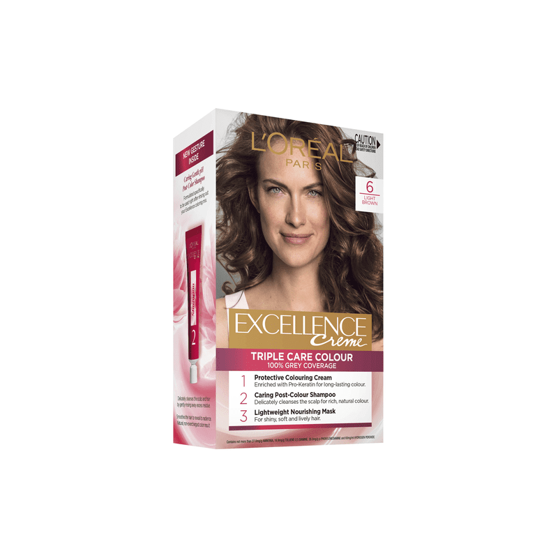 Loreal Excellence Light Brown 6 - 3600523750061 are sold at Cincotta Discount Chemist. Buy online or shop in-store.