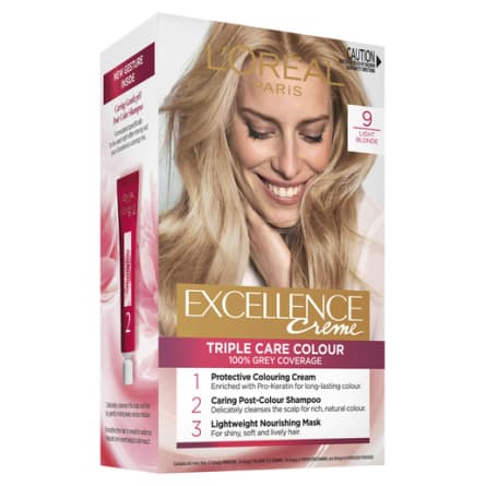 Loreal Excellence Light Blonde 9 - 3600523750177 are sold at Cincotta Discount Chemist. Buy online or shop in-store.