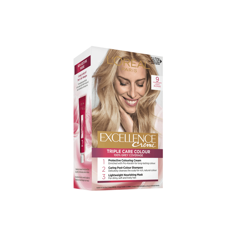 Loreal Excellence Light Blonde 9 - 3600523750177 are sold at Cincotta Discount Chemist. Buy online or shop in-store.