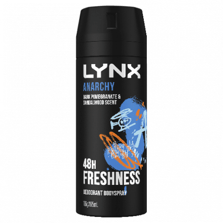 Lynx Deod Body Spray Anarchy Him 165mL - 9300830054466 are sold at Cincotta Discount Chemist. Buy online or shop in-store.