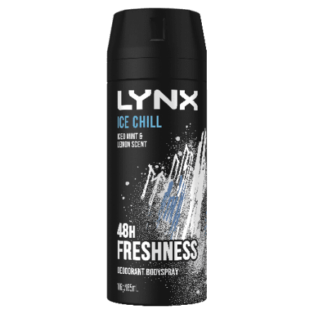 Lynx Deodorant Body Spray Ice Chill 165mL - 9300830054343 are sold at Cincotta Discount Chemist. Buy online or shop in-store.